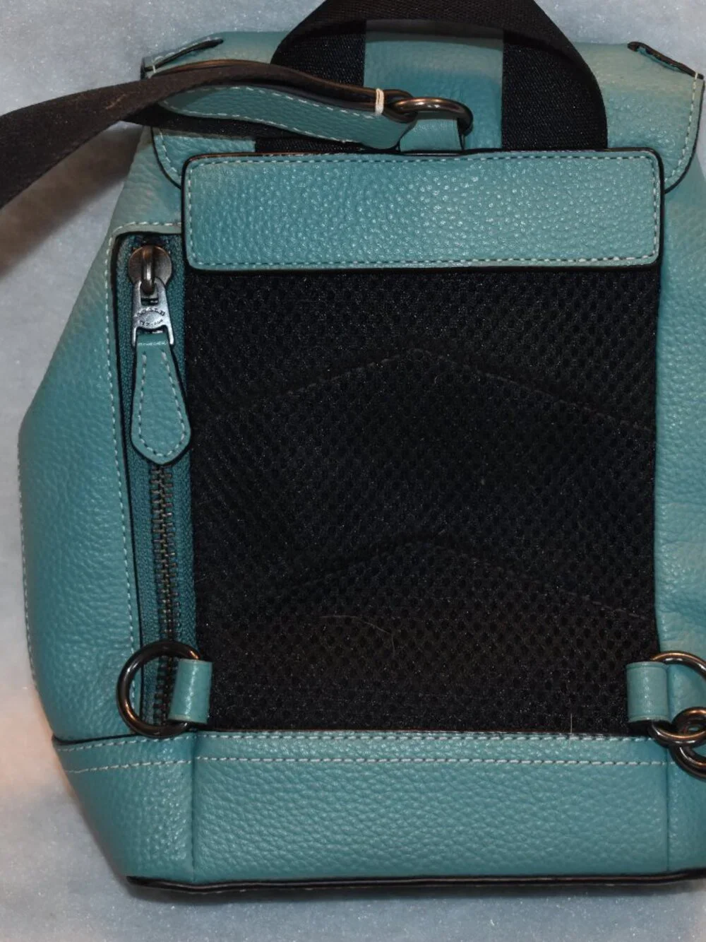 Coach Hudson Small Mini Backpack Sling – Tiffany Blue / Mint Green / Turquoise